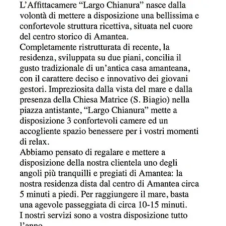 Largo Chianura 3* Amantea